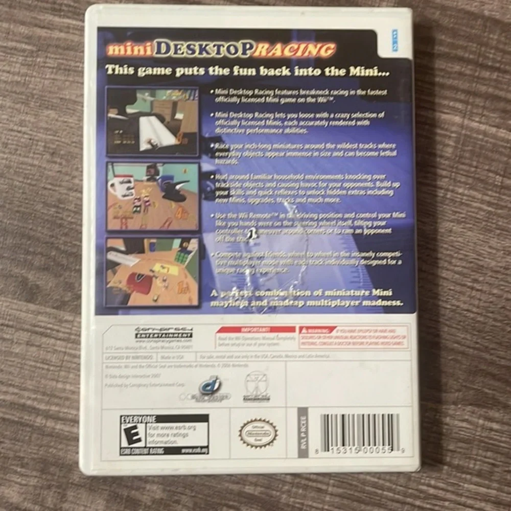 Wii - Mini Desktop Racing - Picture 2 of 3